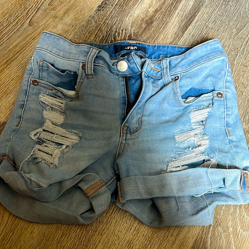 High rise shorts